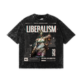 Acid Washed Liberalism Charity Tee, Black