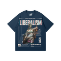 Liberalism Heavyweight Tee, Navy
